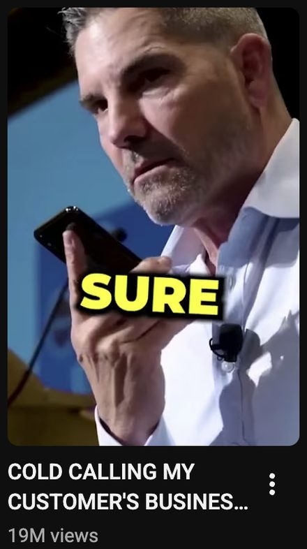 Grant Cardone clip, 19M views